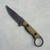 Toor Knives Jank Shank S Fixed Blade Ranger Green G10 Handle Black Blade