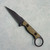 Toor Knives Jank Shank W Fixed Blade Ranger Green G10 Handle Black Blade