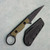 Toor Knives Jank Shank W Fixed Blade Ranger Green G10 Handle Black Blade