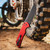 Pro-Tech Mordax Button Lock Flipper Solid Red Handle DLC Magnacut Blade MX103-LTDRED