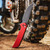 Pro-Tech Mordax Button Lock Flipper Solid Red Handle DLC Magnacut Blade MX103-LTDRED