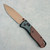 Benchmade Bugout Axis Lock Taiga Green Aluminum Handles w/ Brown Canvas Micarta Onlays FDE BAttlewash PVD S90V Blade Seasonal Release 535FE-2602