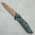 Benchmade Osborne Axis Lock Taiga Green Aluminum Handles FDE Battlewash PVD S90V Blade Seasonal Release 940FE-2601