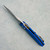 Three Rivers Manufacturing TRM Bulldog Rev. B River-LOK 3D Lizard Skin Royal Blue G10 Handles Stonewashed MagnaCut Blade