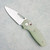 Three Rivers Manufacturing TRM Bulldog Rev. B River-LOK 3D Lizard Skin Jade G10 Handles Stonewashed MagnaCut Blade
