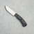 Three Rivers Manufacturing TRM Tagalong Fixed Blade Shadow Zebra G-10 Handles Stonewashed Blade