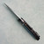 Three Rivers Manufacturing TRM Pit Bull Auto Black Aluminum Handles w/ Blue Denim Micarta Inlay Stonewashed MagnaCut Blade