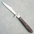 Tuna Valley Cutlery Co Mountain Cougar Gaboon Ebony Wood Satin Clip Point 154CM Blade