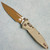 Microtech Socom Ram-Lok Frag Champagne Gold Standard 160RL-1FRCG-C19Z23