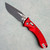 Microtech Amphibian Mini RAM-LOK S/E Frag Red Aluminum Standard 137MRL-1FRRD
