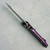 Microtech Marfione Select LUDT T/E Gen III Carbon Fiber Handle Stonewash Standard Purple Accent 1136-10MS15