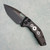 Heretic Knives Medusa Auto Tanto Carbon Fiber Handle w/ Polished Gears DLC Blade H011-6A-CFG