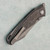 G&G Hawk Talon Hawk Lock w/Toggle Detent Titanium Handle w/ Black Ops Marble Carbon Fiber Inlays Stonewash Blade