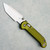 Microtech LUDT Ram-Lok T/E Frag OD Green Stonewash Standard 1136RL-10FROD