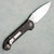 Marfione Custom LUDT S/E Gen III Carbon Fiber Handle Hand Rubbed Satin Tulip Ground M390MK Blade Flamed Titanium Accent