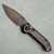 Microtech Marfione Select LUDT S/E Gen III DLC Titanium w/ Carbon Fiber Inlays DLC Standard Signature Series 1135-1DLCTMS1