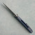 Sharknivco Custom Waka V4.9 Frame Lock Stonewash Blue Honeycomb Milled Titanium Handle RWL34 Polished Stonewash Blade