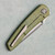 Sharknivco Custom Waka V4.9 Frame Lock Stonewash Green Honeycomb Milled Titanium Handle RWL34 Polished Stonewash Blade