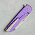 MachineWise Mojave Frame Lock Flipper Purple Titanium Turtle Texture Handle Stonewashed S90V Blade