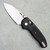 Three Rivers Manufacturing TRM Shadow River Lock Jet Black G10 Handle Stonewashed Blade (Consignment)