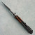Benchmade Mini Crooked River Axis Lock Black Canvas Micarta Handles w/ Burnt Copper Aluminum Bolsters Gersh Blades Copper Damascus Blade 15085BK-04 (Consignment)