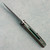 Sharknivco Custom Waka V4.9 Liner Lock Flo Party Camo Carbon w/ Dark Green Titanium Liners RWL34 Polished Stonewash Blade