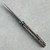 Sharknivco Custom Waka Frame Lock Heat Ano Bronze Barked Titanium Handles RWL34 Diamond Blast Blade (Pre-owned)