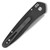 Pro-Tech Newport Solid Black Handle Stonewash Blade 3405