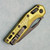 Microtech Marfione Select MSI RAM-LOK Stonewash Frag Naval Brass Handle DLC Standard Blade 210-1DLCTFRMS3