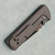 Chaves Knives Redencion N.T.A.K. Integral Frame Lock Tanto Heavy Stonewash Titanium Handle w/ Crosshatch Bright DLC Magnetic Inlay Bright Stonewash DLC 3V Blade