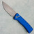 Chaves Pro-Tech T/E Redencion 229 Blue Handles Rocked Stonewash Blade