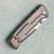 Chaves Knives Redencion Street Integral Stonewash Titanium Handles w/ Stonewash Titanium Inlay Belt Satin Tanto Blade