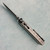 Chaves Knives Redencion Street Integral Bright Stonewash Titanium Handles w/ Bright Stonewash Titanium Inlay Bright Stonewash DLC Drop Point Blade