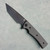 Chaves Knives Blue Label Liberation Street Tanto Grey G-10 Handles Black PVD Elmax Blade