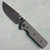 Chaves Knives Blue Label N.T.A.K. Liner Lock SE Drop Point Grey G-10 Handle Black PVD Blade