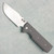 Chaves Knives Blue Label N.T.A.K. Liner Lock SE Drop Point Grey G-10 Handle Satin Blade