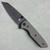 Chaves Knives Brad Blount Arrestor 229 Blue Label Grey G-10 Handles Black PVD Blade