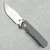 Chaves Knives Sam Tran Arison Street Blue Label Grey G-10 Handles Satin Blade
