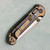 Microtech Marfione Select LUDT Ram-Lok T/E Flamed Frag Titanium Handles w/ Bronze Accent Stonewash Standard 1136RL-10FRMS3