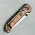 Microtech Marfione Select LUDT Ram-Lok T/E Flamed Titanium Handles w/ Bronze Accent Stonewash Standard 1136RLS-10MS3