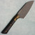 Microtech Santoku 4" Knife Carbon Fiber Handle w/ Bronze Titanium Bolster DLC Standard Blade 3300B-1DLCCFS