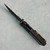 Chaves Knives Redencion Street Integral Black PVD Titanium Handles w/ Bronze Titanium Inlays Black PVD Tanto Blade The Suit