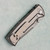Chaves Knives Redencion Street Integral Titanium Handles w/ Radiation Titanium Inlay Stonewash Tanto Blade