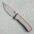 Chaves Knives Redencion Street Integral Titanium Handles w/ Radiation Titanium Inlay Stonewash Tanto Blade