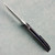 Kirby Lambert Custom Korudo Folder Marbled Carbon Fiber Handle w/  Zirc Bolsters Hand Rubbed Satin Blade