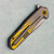 NCC Knives Ragnarok V3 Frame Lock Flipper Gunmetal Gray Bronze Flats Solar Flare Titanium Handles Milled Glassblast Blade