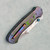 Brandon Vallotton Custom Wave Breaker Dual Action World Breaker Camo Carbon Handles w/ Blurple Crystalized Titanium Bolsters Baker Forge Go-Mai Damascus Blade Prototype AE Exclusive