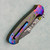 Brandon Vallotton Custom Small Wave Breaker Dual Action World Breaker Camo Carbon Handles w/ Timascus Bolsters Baker Forge Kryptonite Damascus Blade Prototype AE Exclusive
