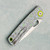Vosteed Porcupine Top Liner Lock White Doodle Monster G10 Handle Satin Blade A2620