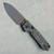 Vosteed Raccoon Top Liner Lock Black Doodle Monster G10 Handle Blackwash Blade A2934